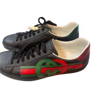 GUCCI LEATHER SNEAKERS MENS 11